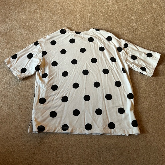 Maison d’Amélie Polkadot Short Sleeve Top - Picture 5 of 5